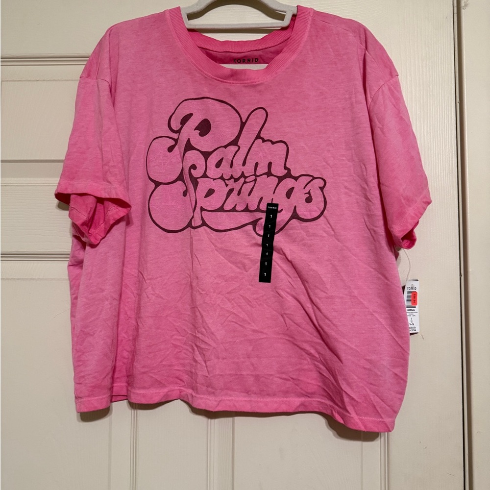 NWT Torrid oversized crop top tshirt size 1x